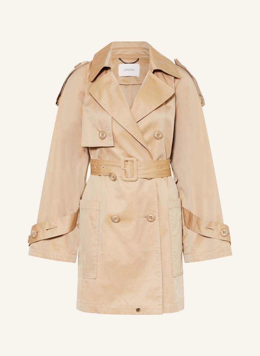 DOROTHEE SCHUMACHER Trenchcoat LUXURY LAYER: CAMEL