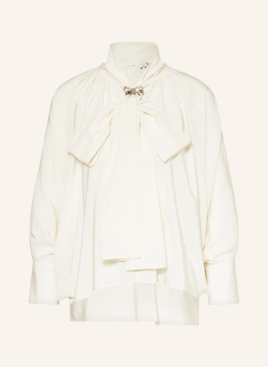 Max Mara Shirt blouse LEONIDA made of silk with a bow in ecru Max Mara Shirt blouse LEONIDA made of silk with a bow in ecru