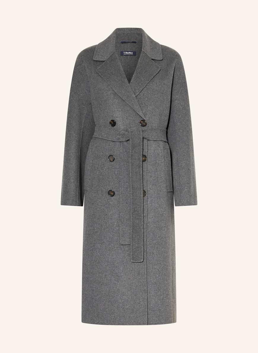 コート MAX MARA`S CABAN COAT Caban virgin wool peacoat in blue - S Max Mara | Mytheresa
