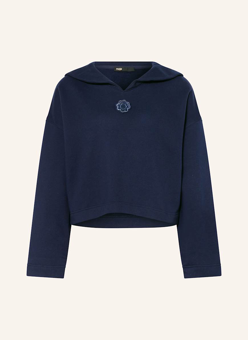 maje Sweatshirt: DUNKELBLAU