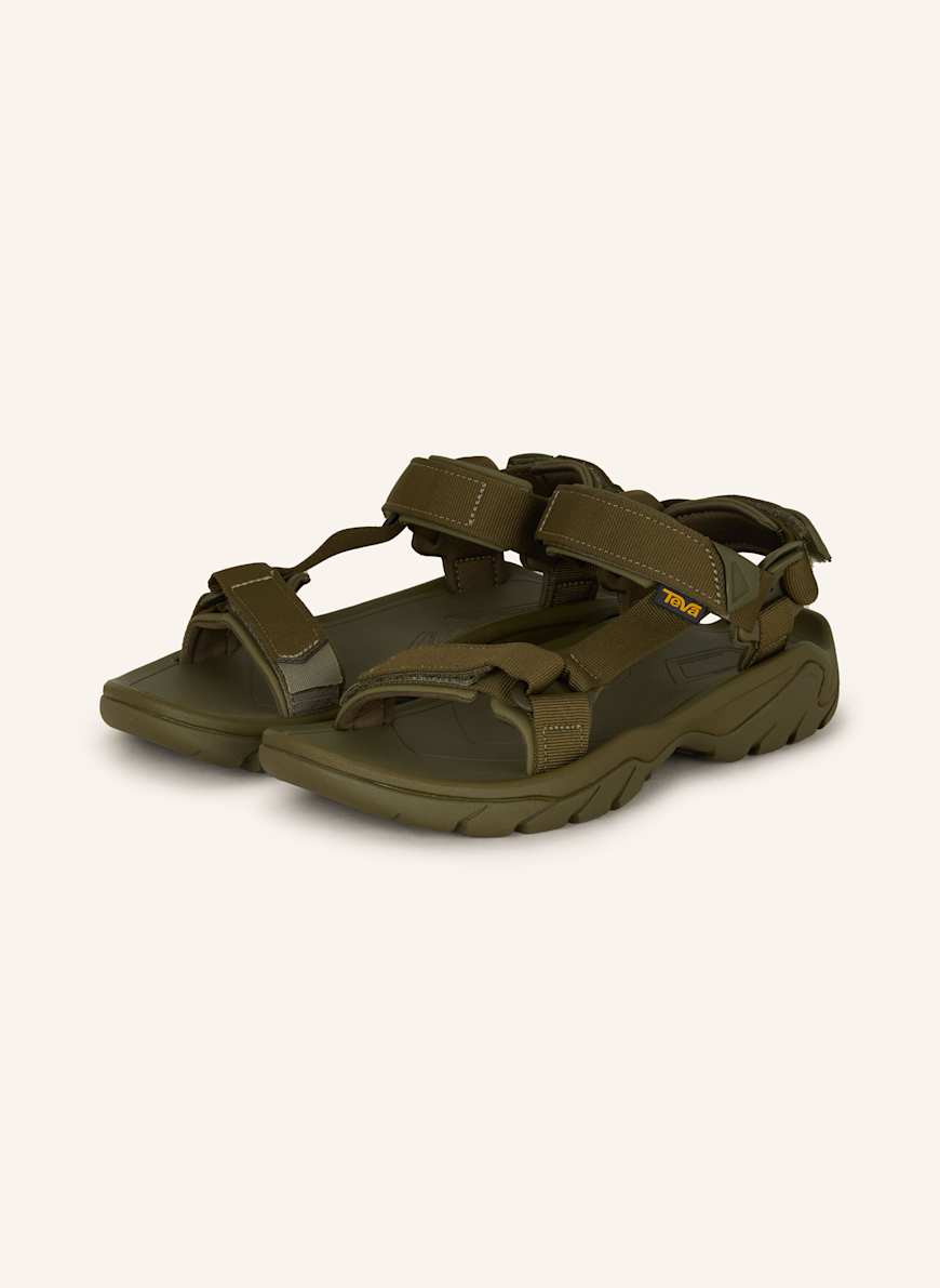 Teva TERRA FI UNIVERSAL trekking sandals in olive