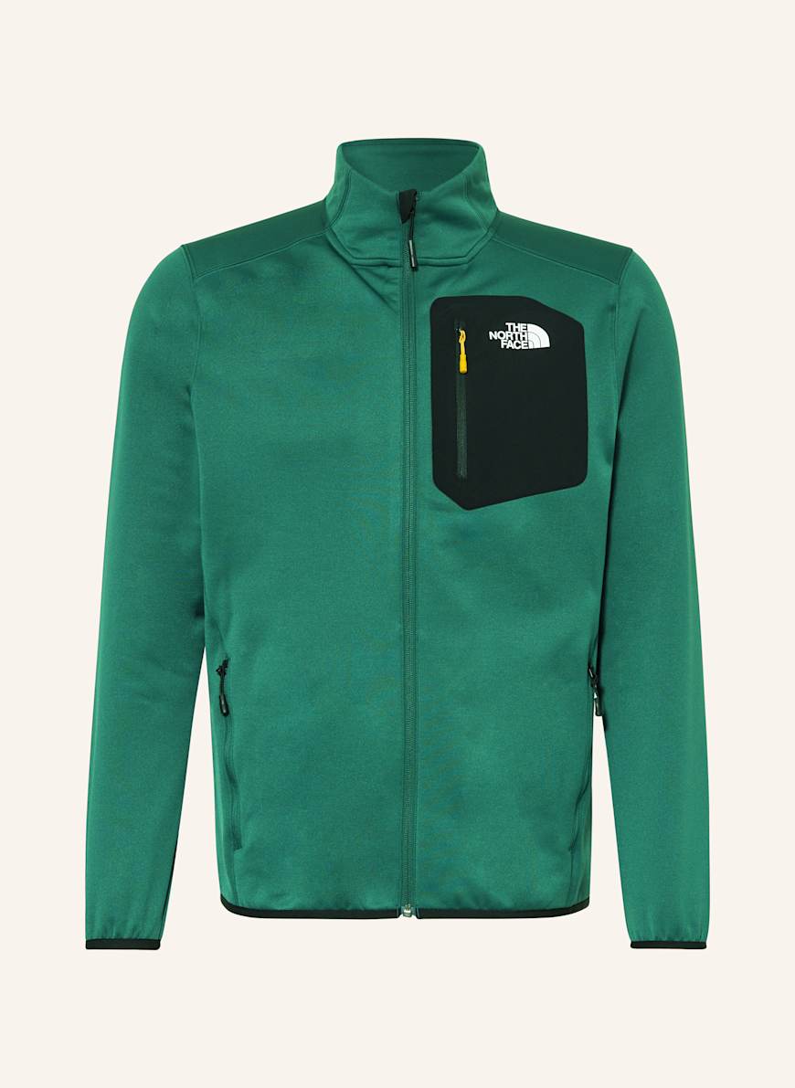 THE NORTH FACE Midlayer-Jacke CREST: DUNKELGRÜN/ SCHWARZ