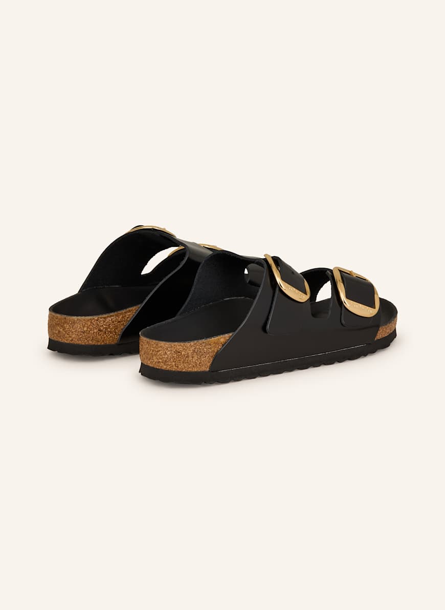 BIRKENSTOCK Pantoletten ARIZONA BIG BUCKLE LENA in schwarz