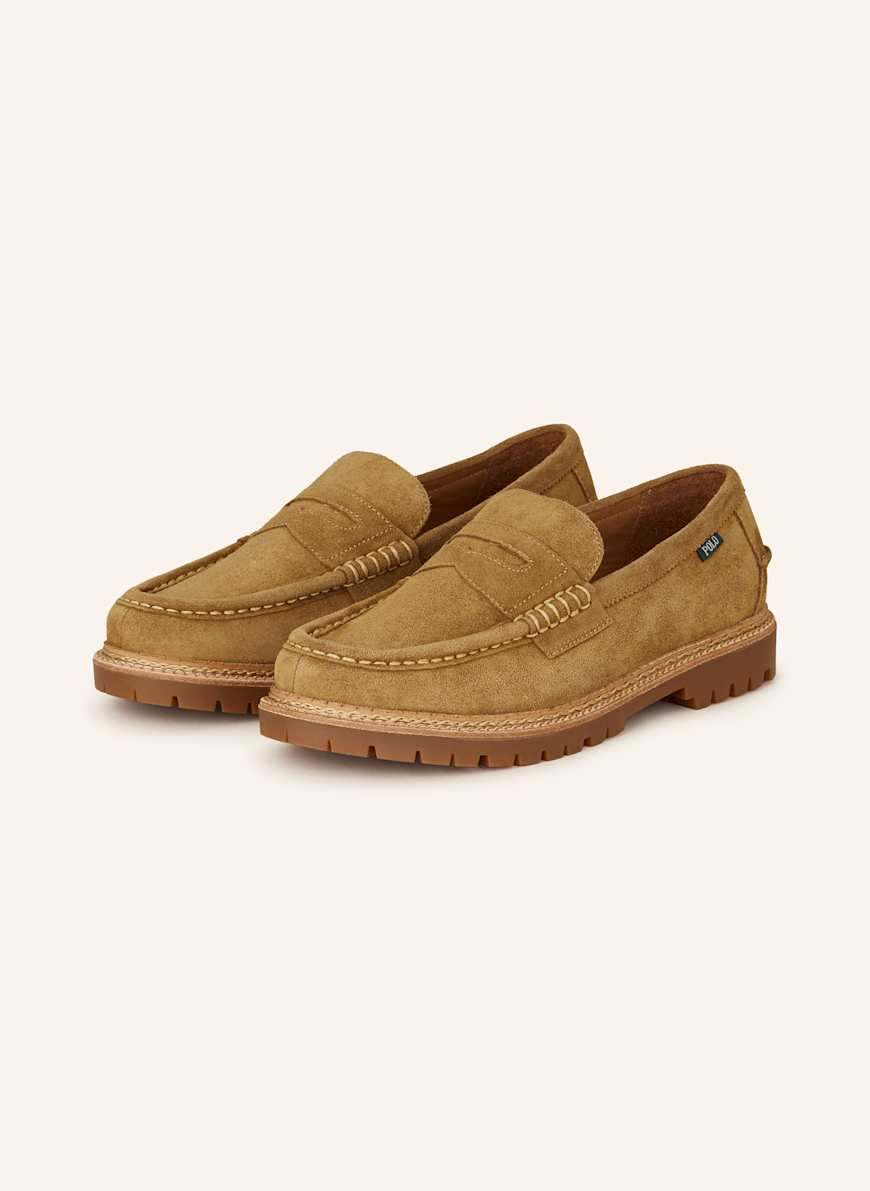 POLO RALPH LAUREN Penny loafer JETT in cognac