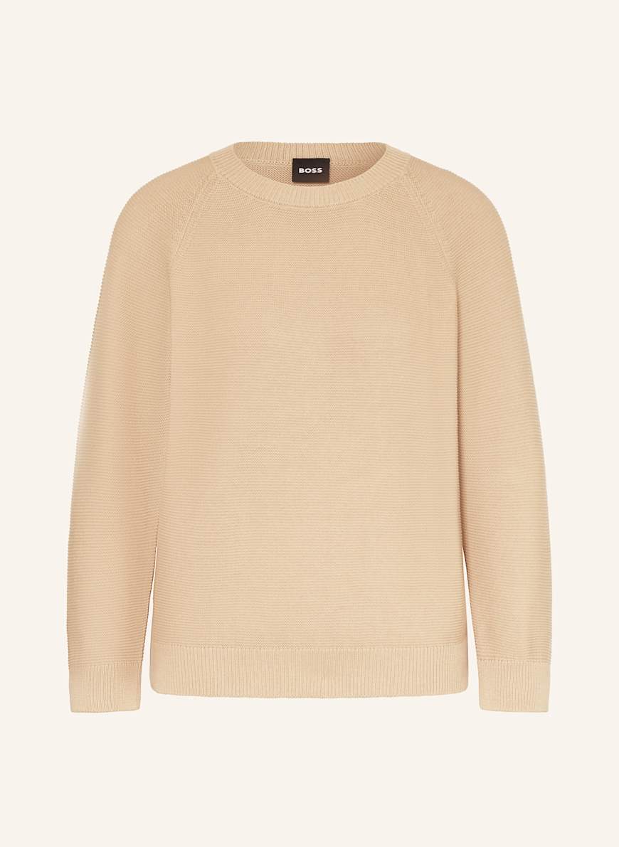 BOSS Pullover FOVILA: BEIGE