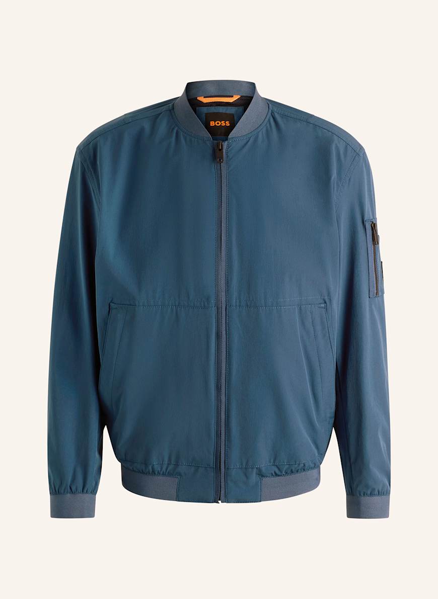 BOSS Casual Jacke ONETH: DUNKELBLAU