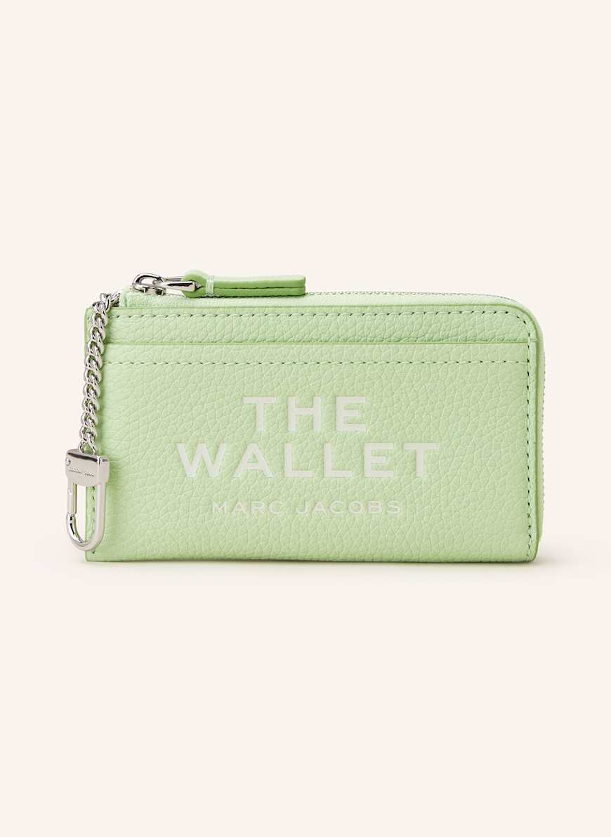 MARC JACOBS Geldbörse THE LEATHER TOP ZIP MULTI WALLET: MINT