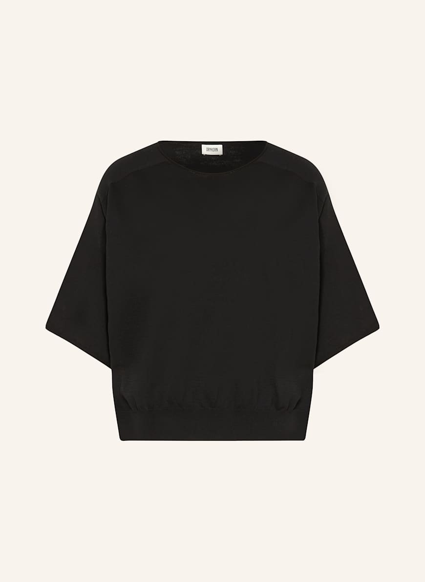 DRYKORN Strickshirt DILARY: SCHWARZ