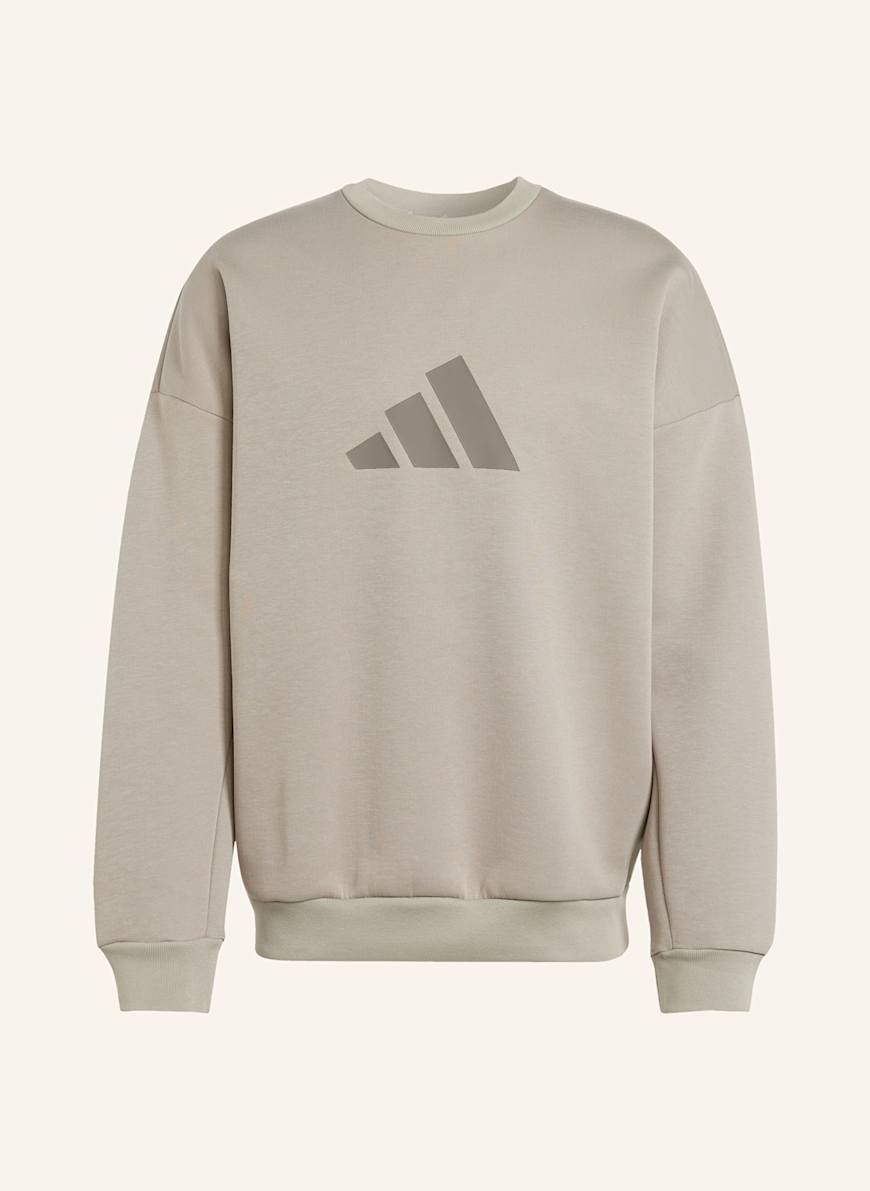 adidas Sweatshirt FUTURE ICONS THREE BAR CREW: GRAU