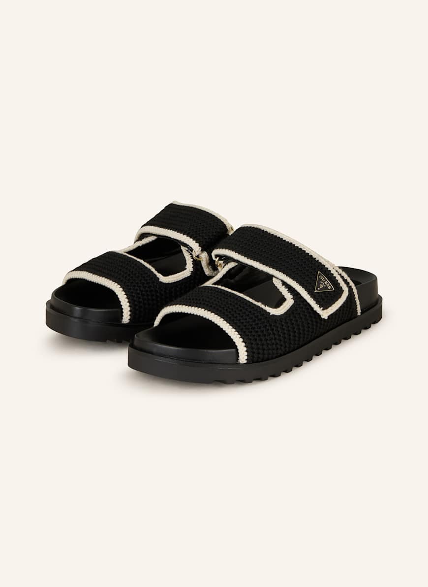 GUESS Pantoletten FADENNA: SCHWARZ