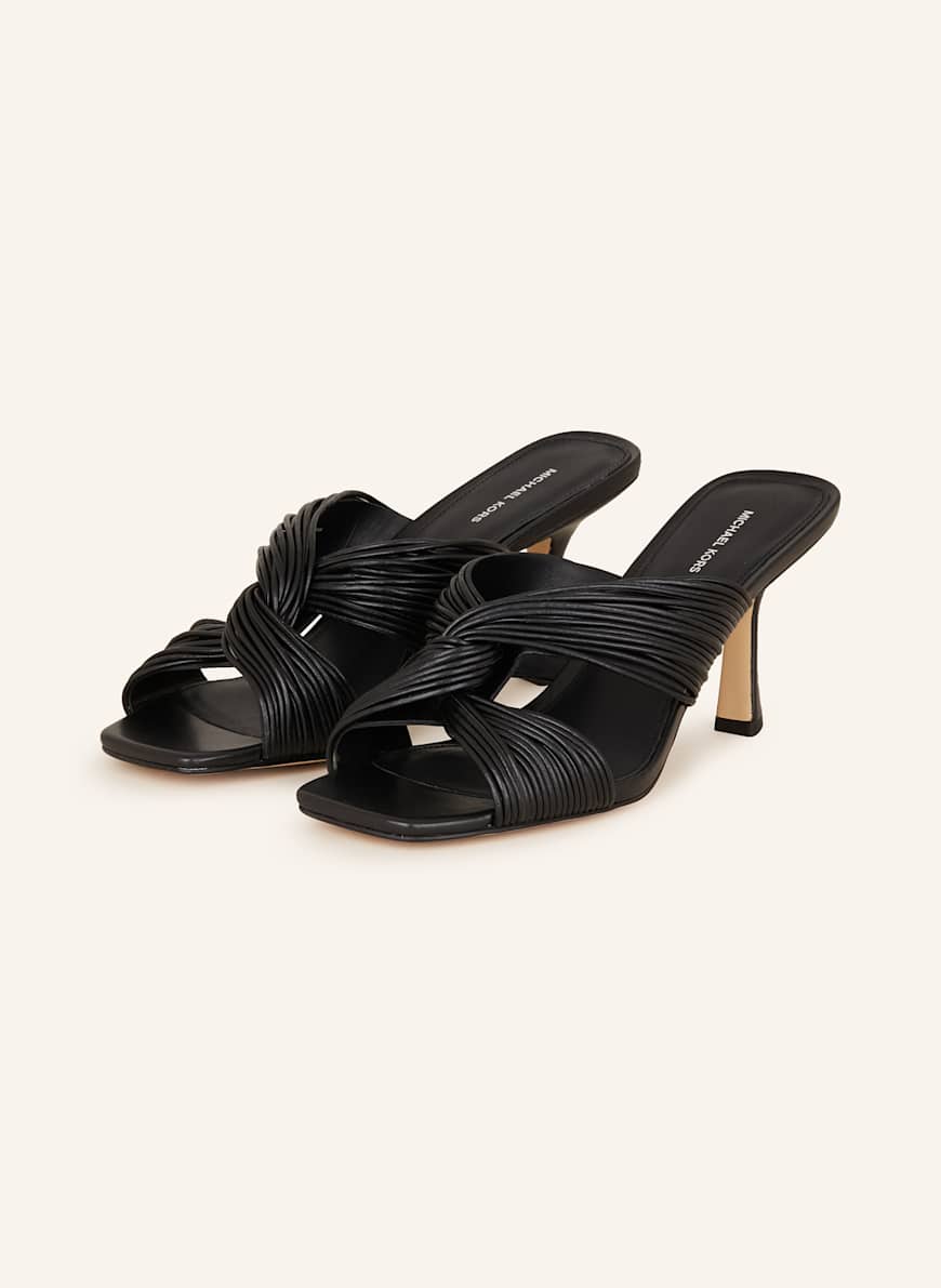 MICHAEL KORS Mules ALESSIA: SCHWARZ