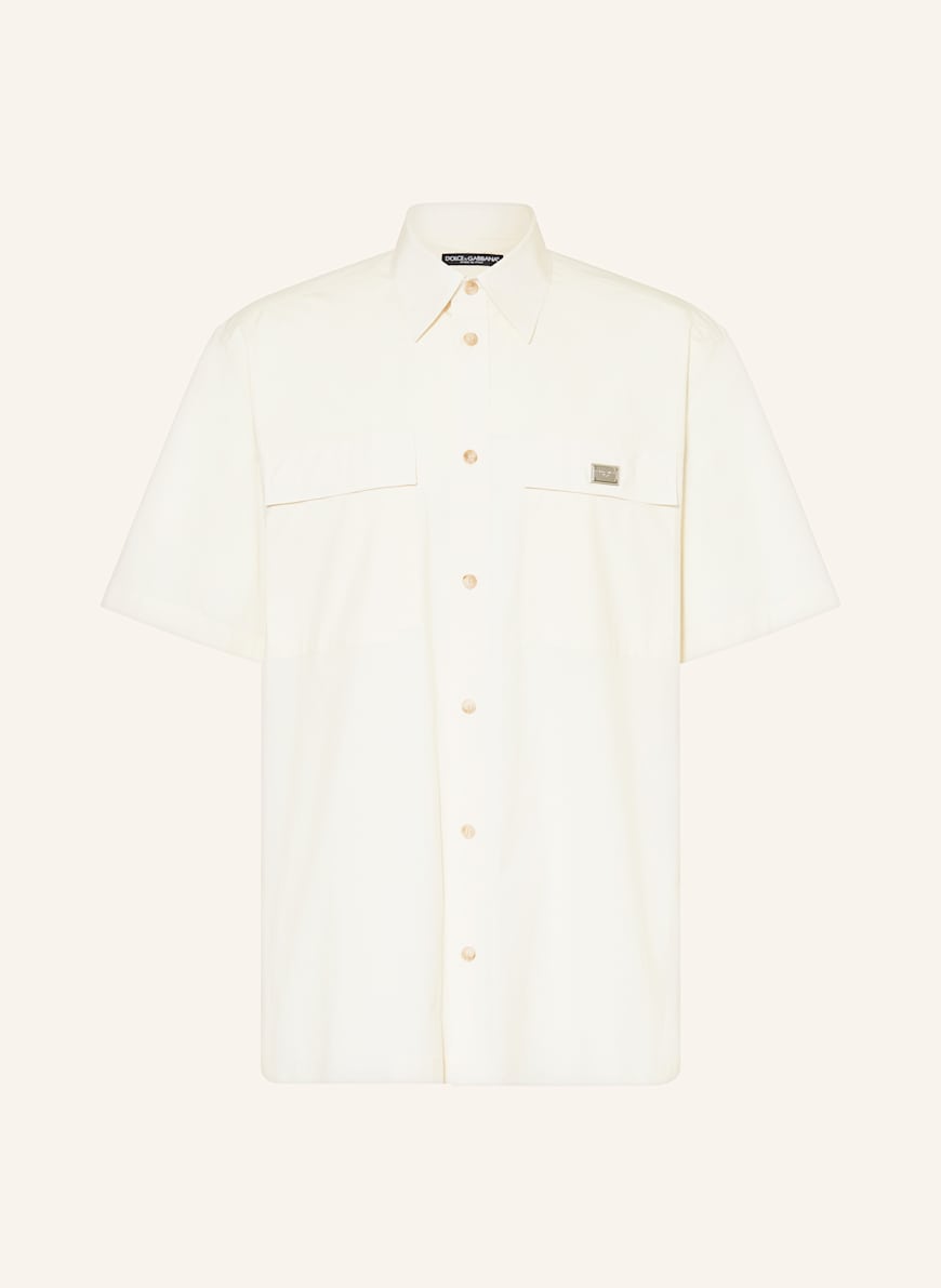 DOLCE & GABBANA Kurzarm-Hemd Comfort Fit: BEIGE
