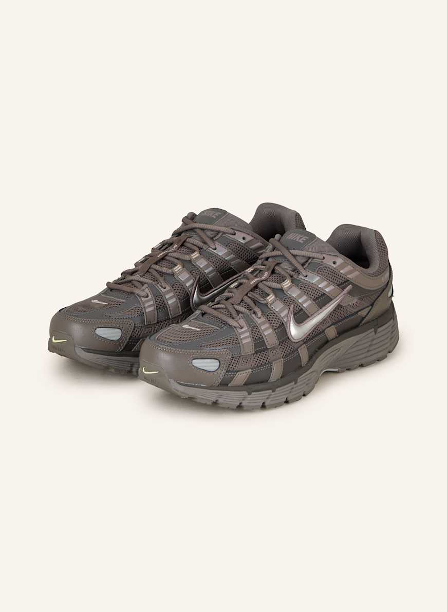 Nike Sneaker P-6000: DUNKELGRAU/ SILBER/ GRAU