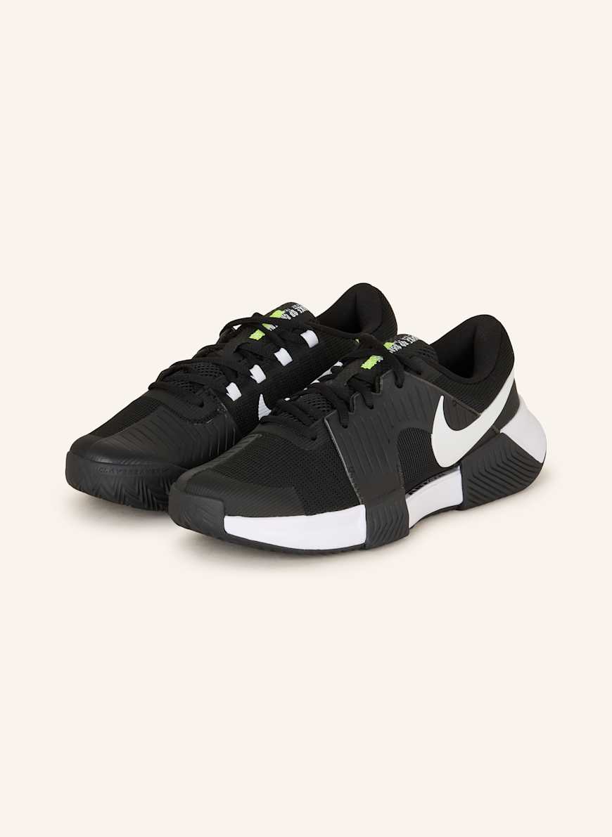 Nike Tennisschuhe ZOOM GP CHALLENGE 1: SCHWARZ/ WEISS