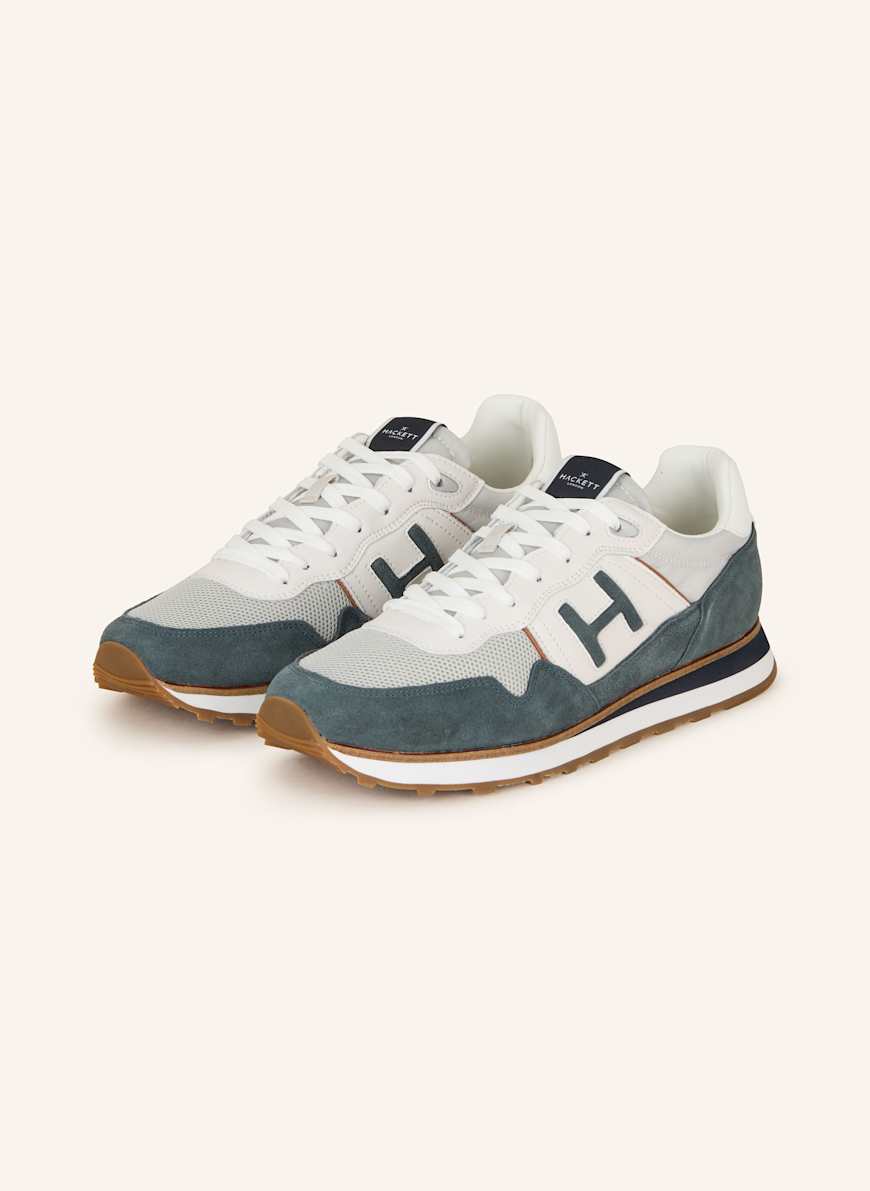 HACKETT LONDON Sneaker TELFOR SPORTY: WEISS/ HELLGRAU/ DUNKELGRAU