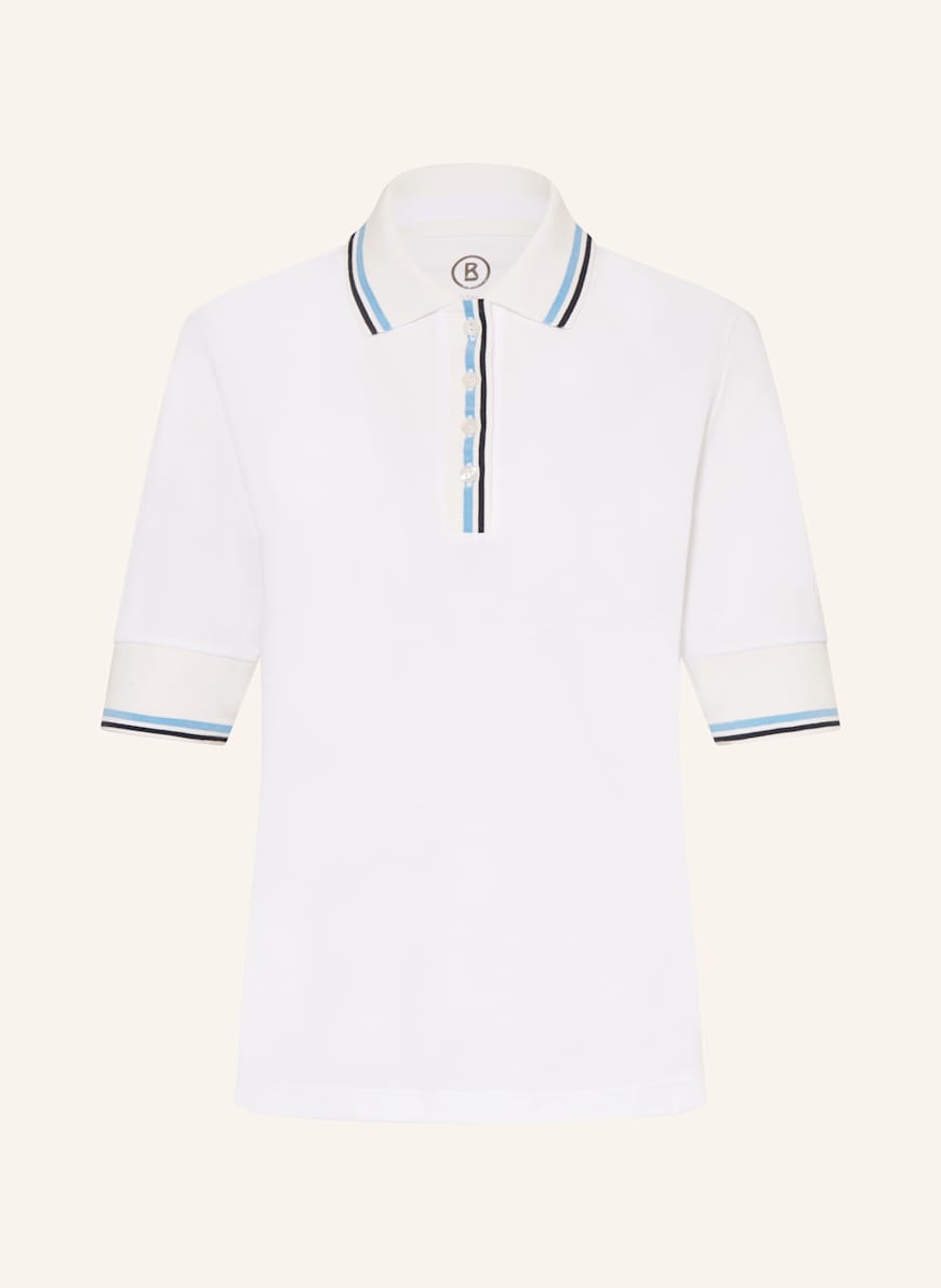 BOGNER Piqué-Poloshirt ELENOR: WEISS