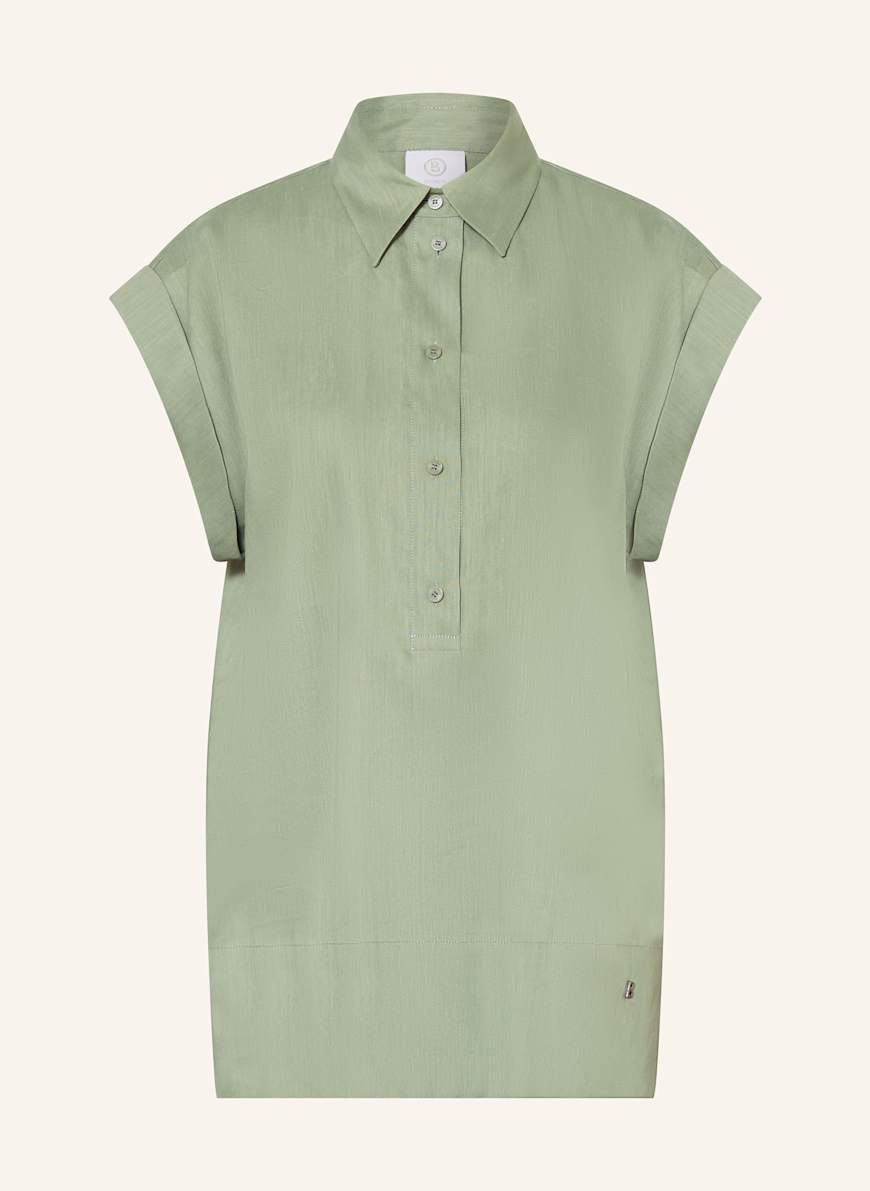 BOGNER Blusenshirt ROSALIE mit Leinen: HELLGRÜN