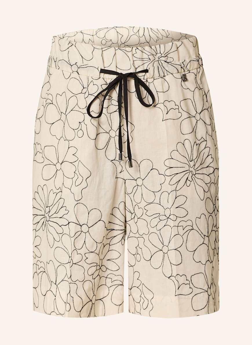 BOGNER Shorts: ECRU/ SCHWARZ