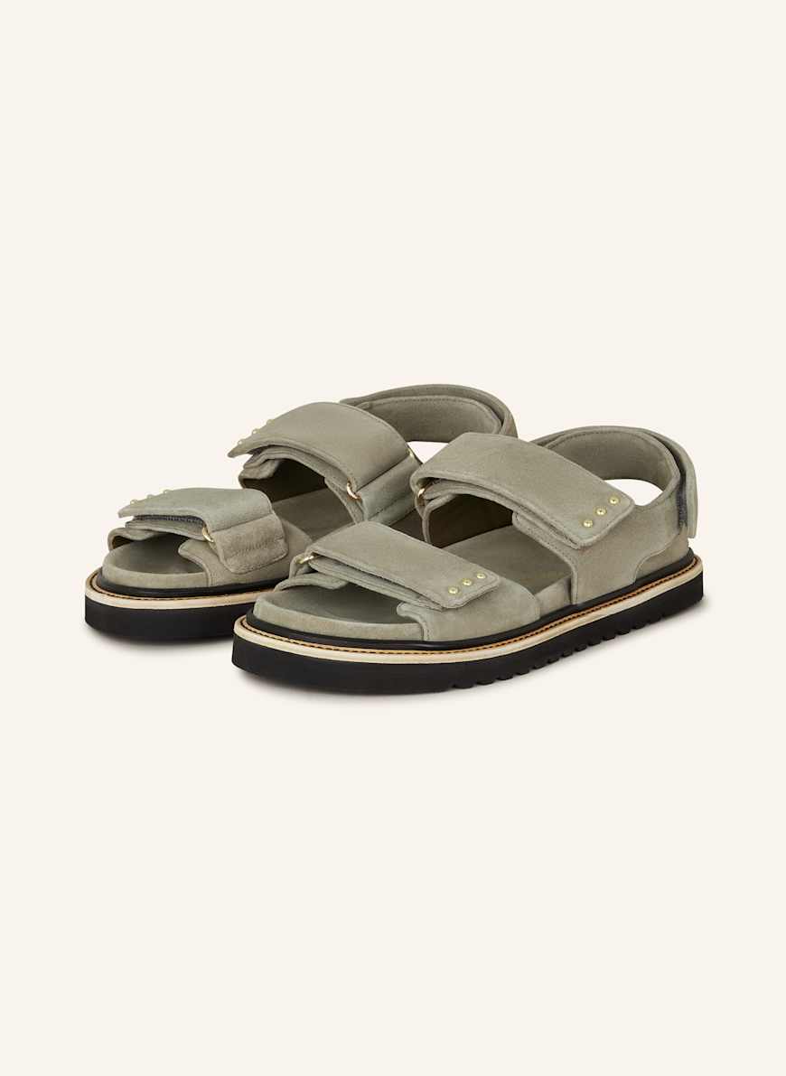 DOROTHEE SCHUMACHER Pantoletten SUEDE SENSATION mit Nieten: MINT