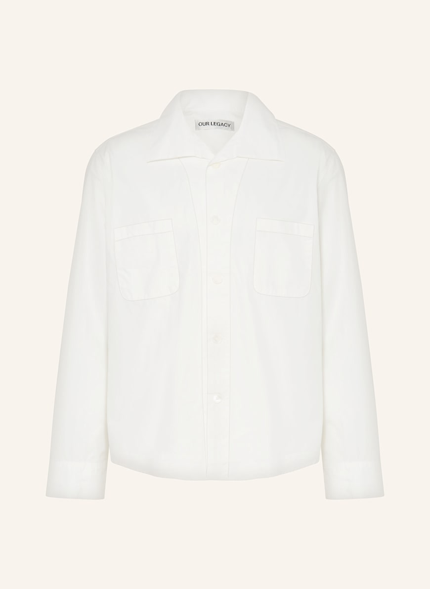 OUR LEGACY Shirt FUNNEL Relaxed Fit in white