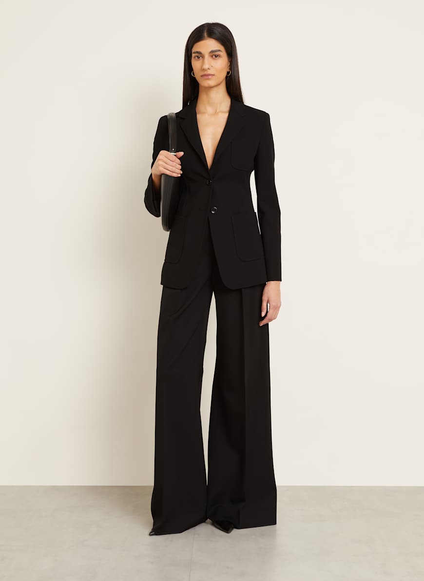 Max Mara ANAGNI blazer with cut-outs in black Max Mara ANAGNI blazer with cut-outs in black