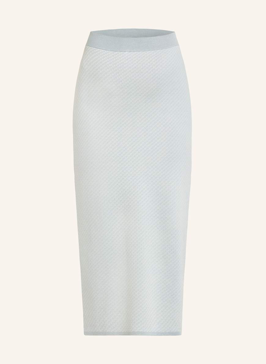 FENDI Strickrock mit Seide: MINT