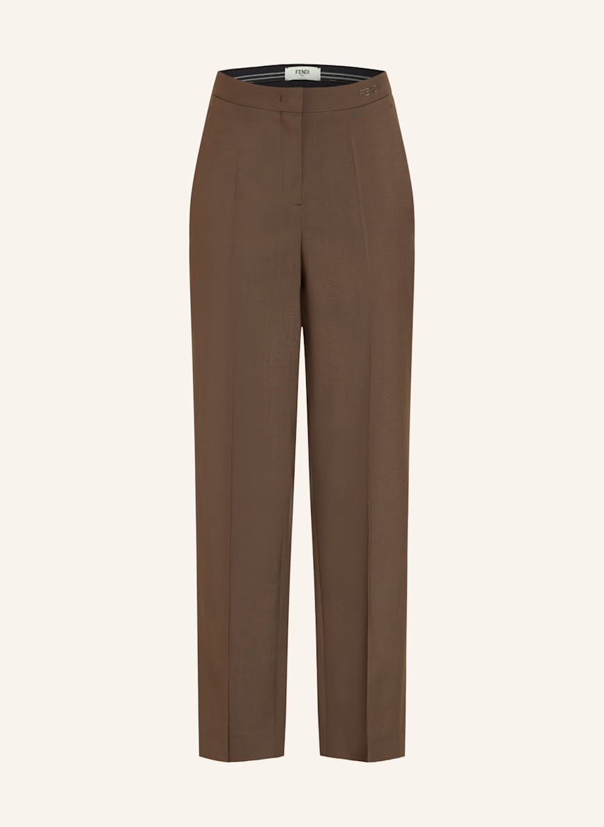 FENDI Hose: DUNKELBRAUN