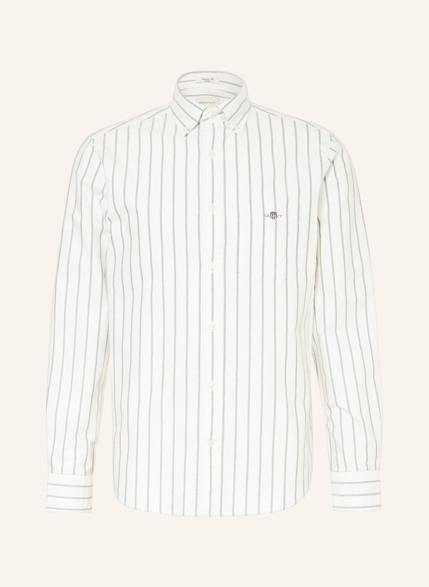 GANT Oxfordhemd Regular Fit: DUNKELGRÜN/ WEISS