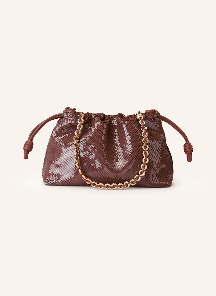 LOEWE Schultertasche FLAMENCO MEDIUM: BRAUN