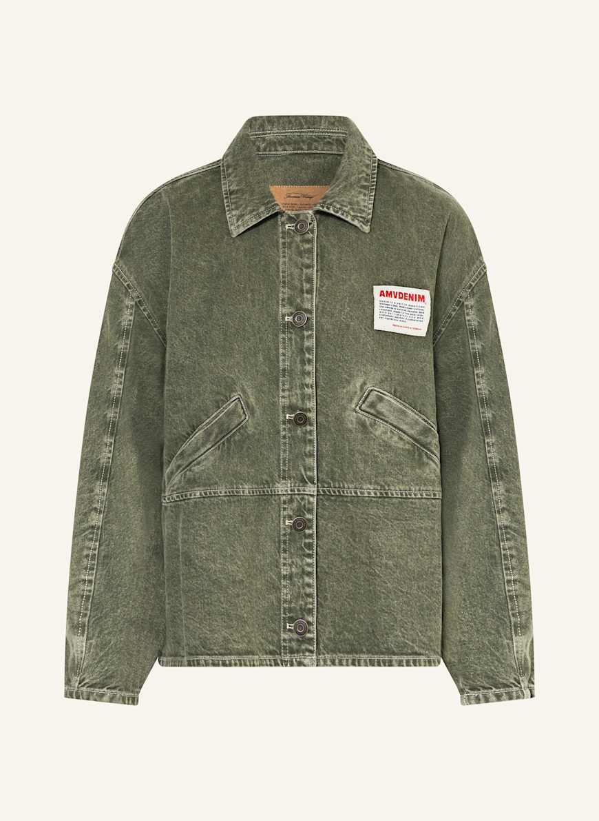 American Vintage Denim jacket UZATOWN in olive