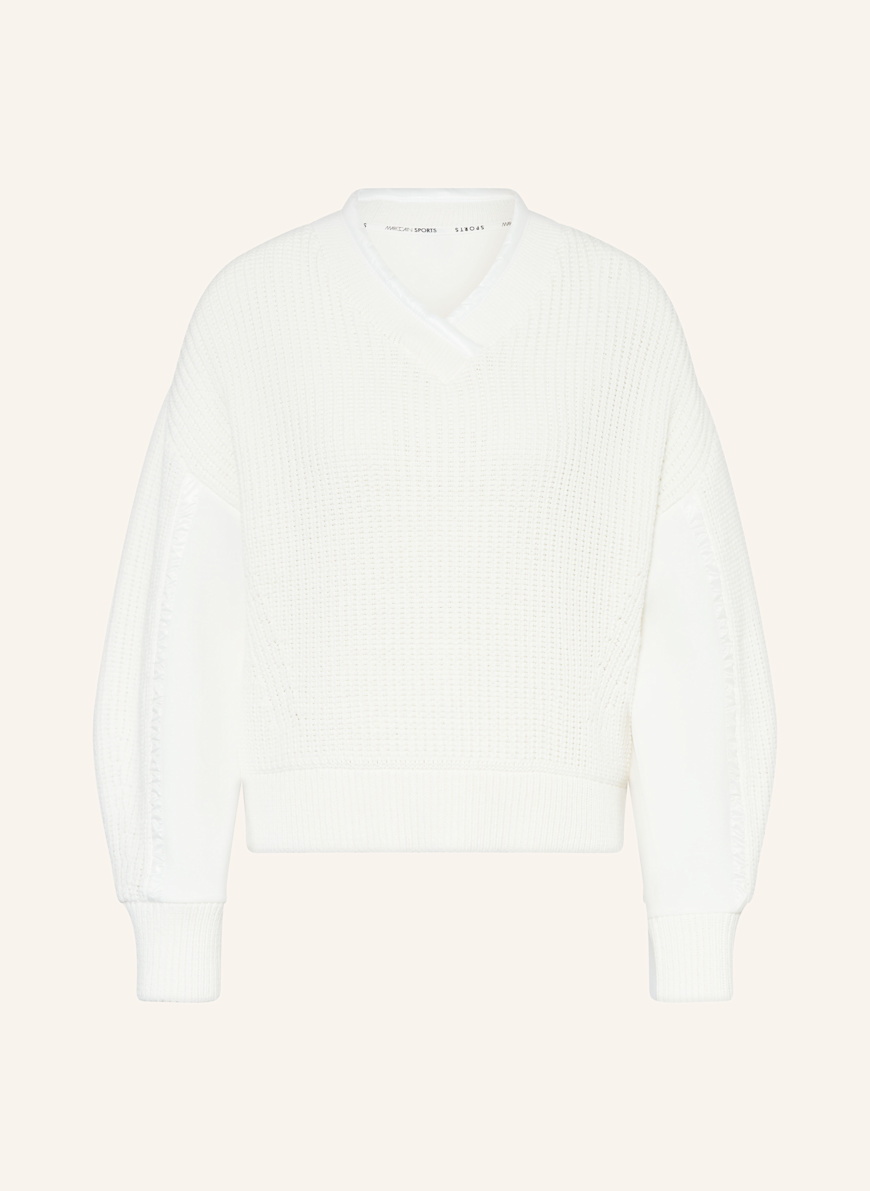 MARC CAIN Pullover im Materialmix in 110 off