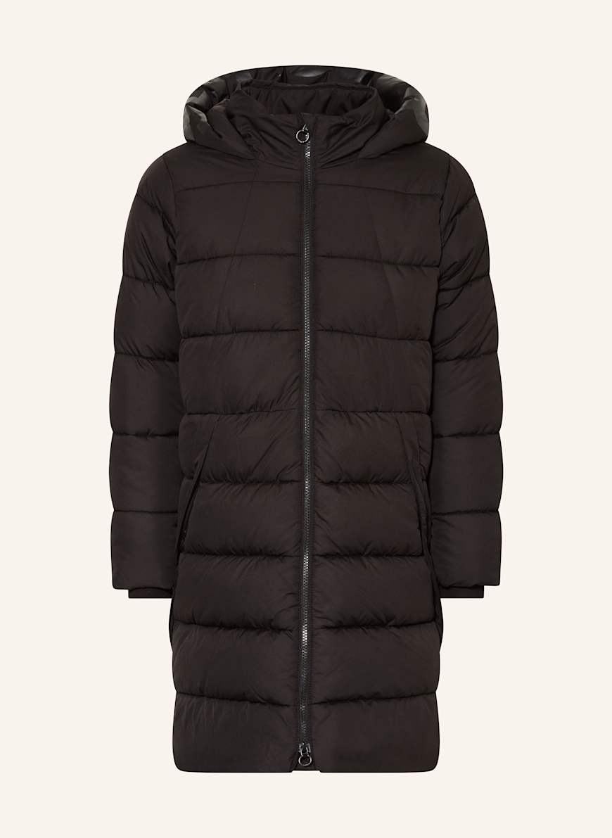 RED manteau matelassé en noir