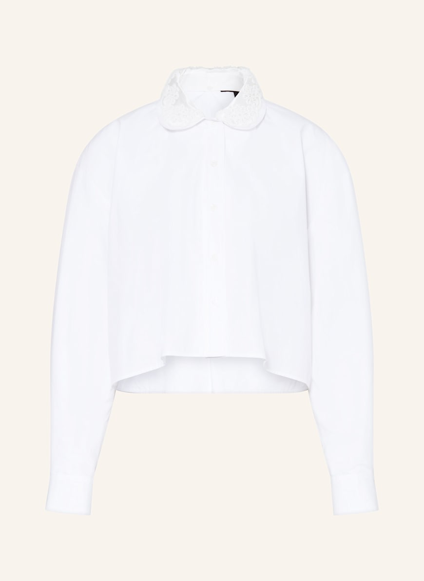 maje Bluse mit abnehmbarem Kragen: WEISS