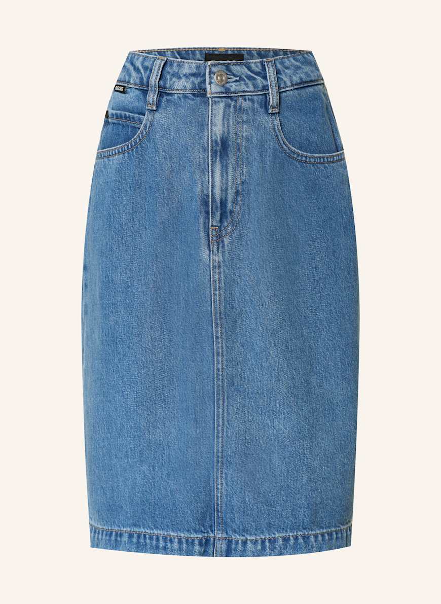 BOSS Jeansrock COBALTIDE: 463 OPEN BLUE