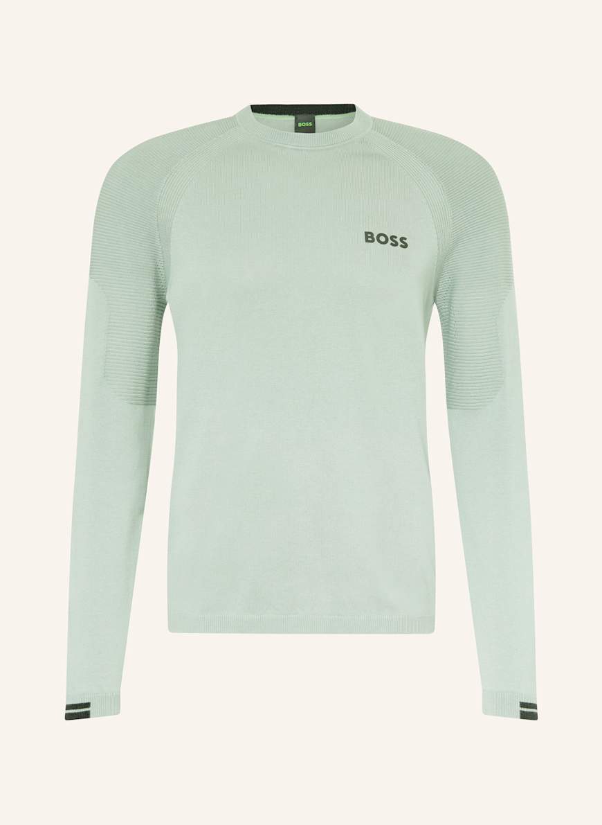BOSS Pullover PERFORM MAX: HELLGRÜN