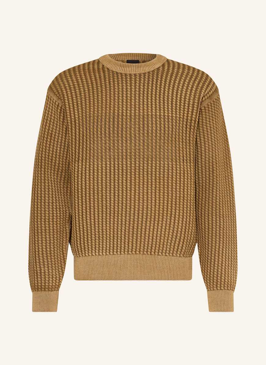 BOSS Pullover AGOLAN: HELLBRAUN