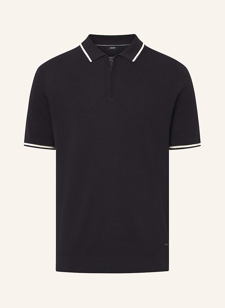 JOOP! Strick-Poloshirt VANCAO: DUNKELBLAU