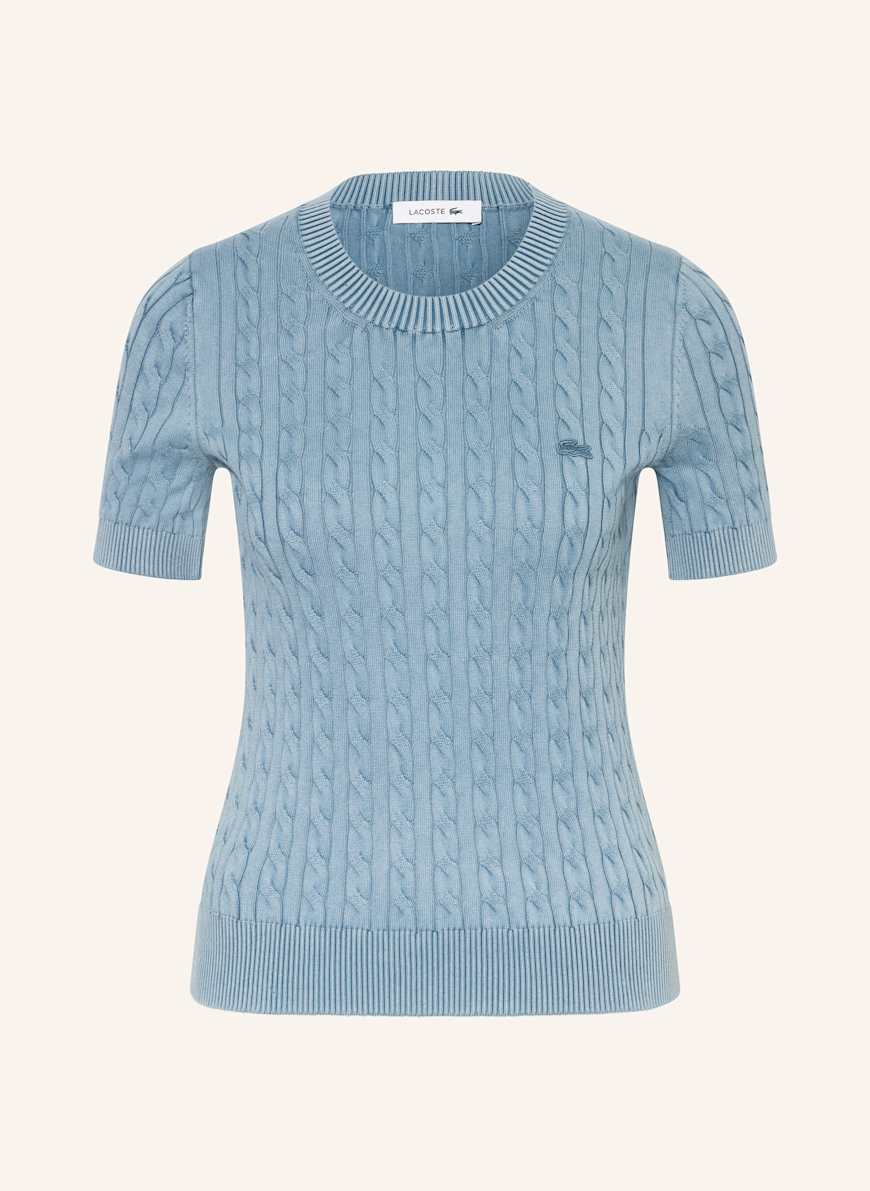 LACOSTE Strickshirt: HELLBLAU