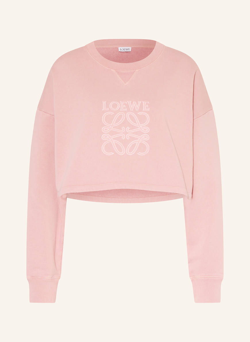 LOEWE Cropped-Sweatshirt: ROSA
