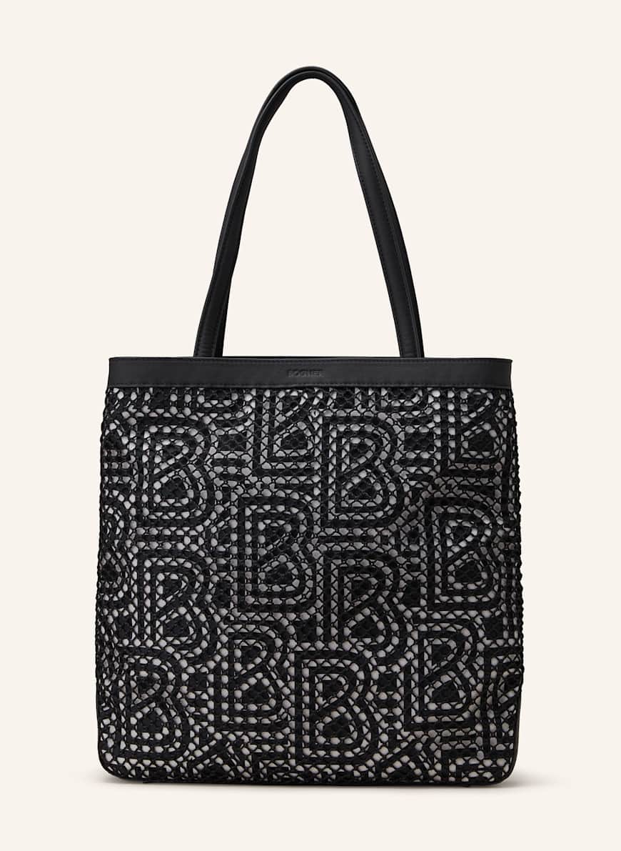 BOGNER Shopper WALENSEE: SCHWARZ/ ECRU