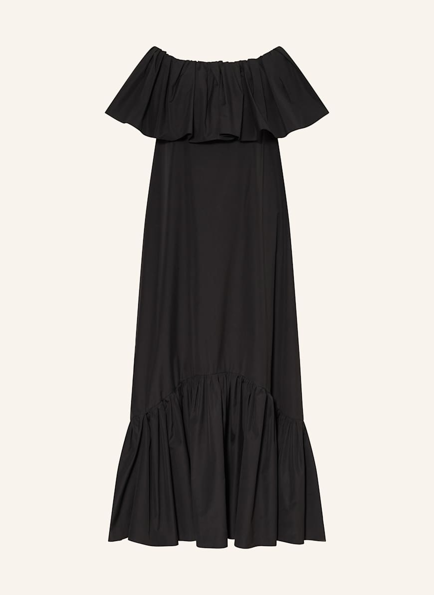 直営♪Max Mara Studio オフショルダーポプリンドレス PETALI Max Mara Studio】PETALI オフショルダー ポプリン ドレス (Max