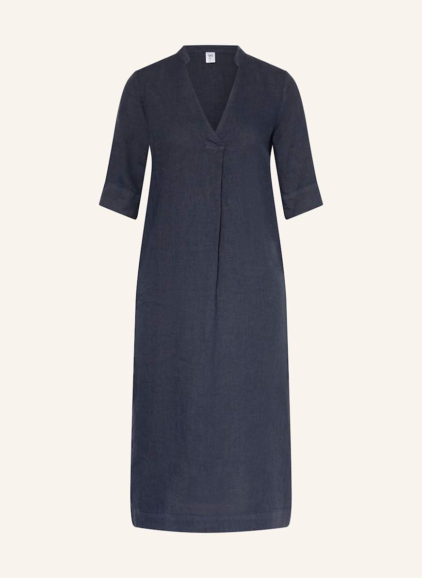 Backstage Linen dress ROXI in dark blue