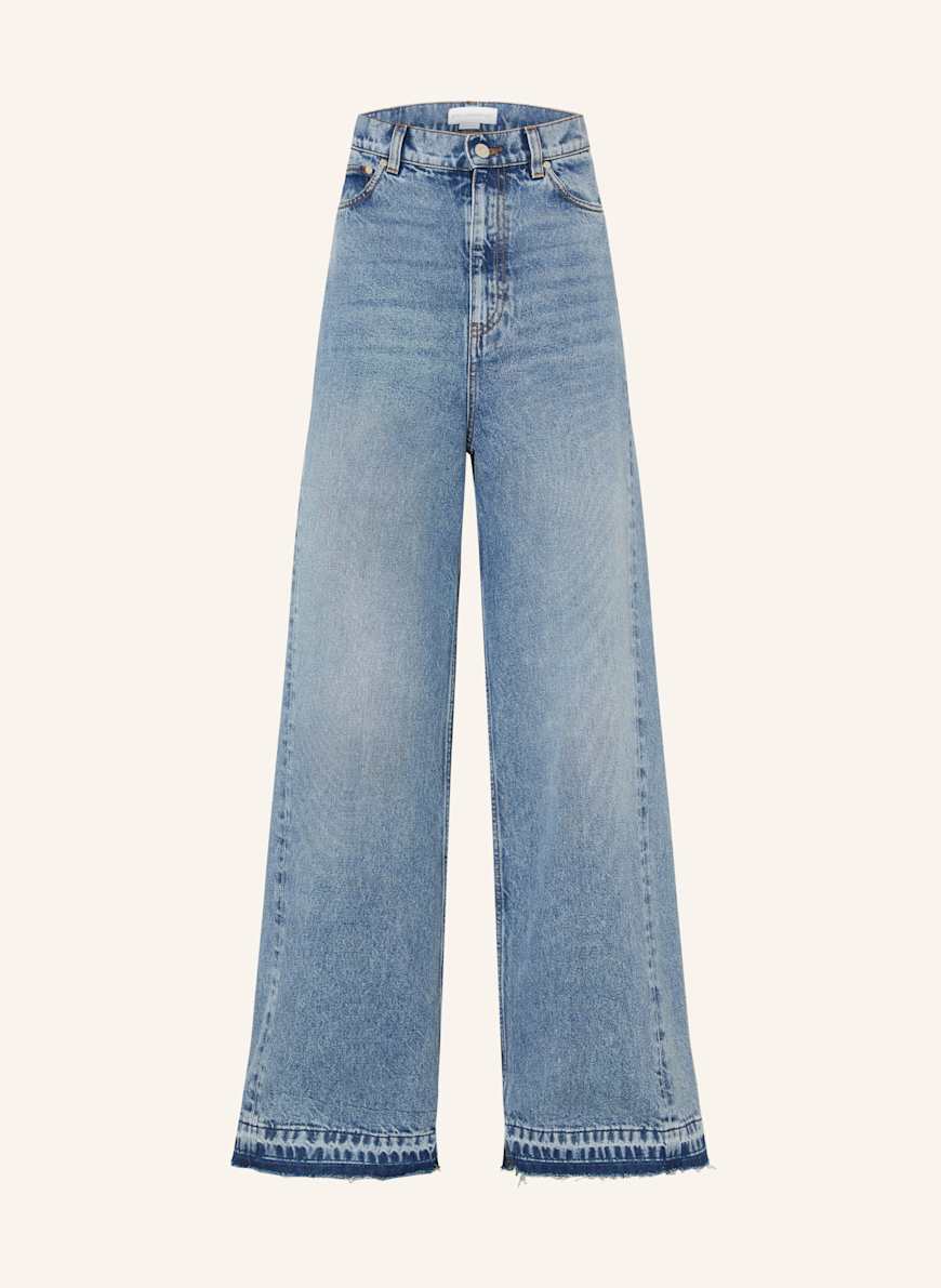 STELLA McCARTNEY Wide Leg Jeans: 4545 TWO TONAL DENIM WASH