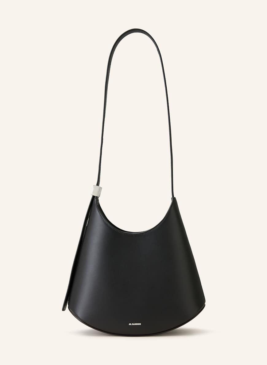 JIL SANDER Schultertasche ELDORADO SMALL: SCHWARZ