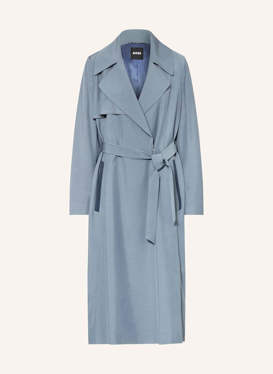 BOSS Trenchcoat CALISSYA: BLAU