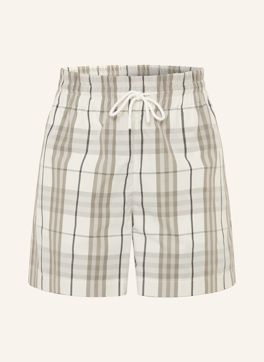 パンツ BURBERRY Women Shorts  Burmudas 6459042 8088801 A7051 Beige Check Stretch Cotton Shorts in Archive beige - Women