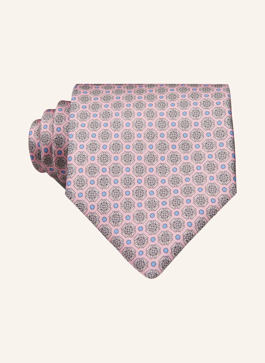ETON Krawatte: PINK/ BEIGE/ HELLBLAU