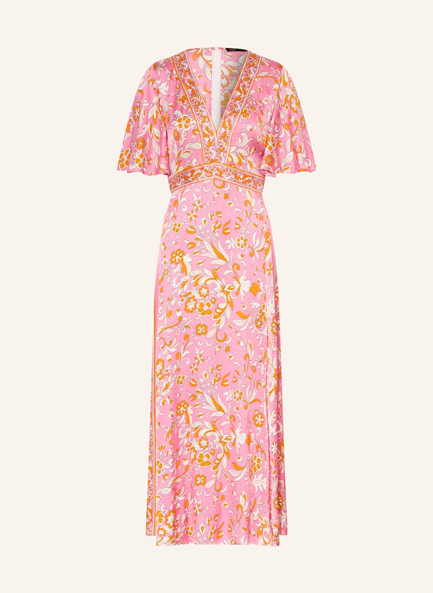 maje Kleid: ROSA/ ORANGE/ ECRU