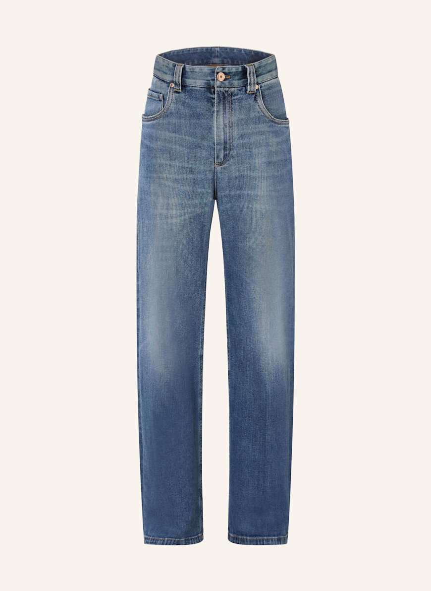 BRUNELLO CUCINELLI Culotte jeans in c8986 essential dark blue denim