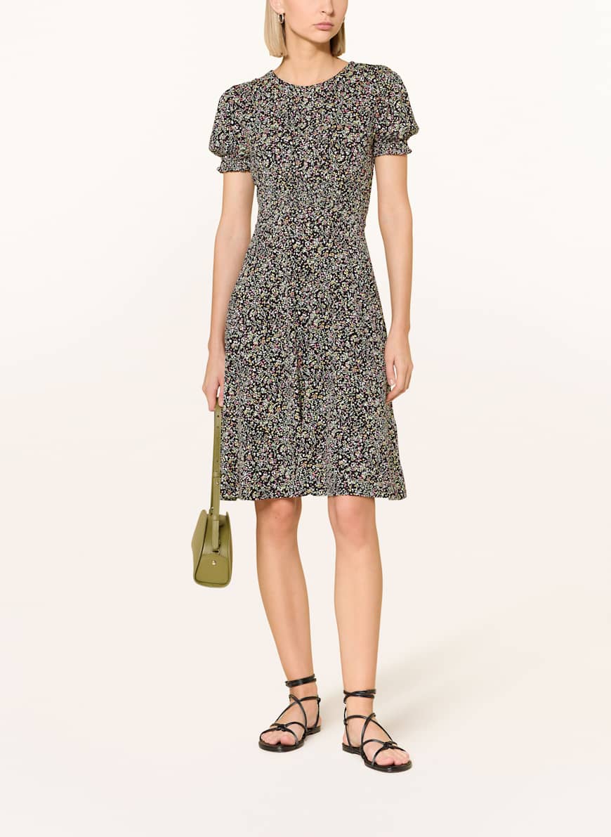 HOBBS Jersey dress RIMA in black/ green/ pink